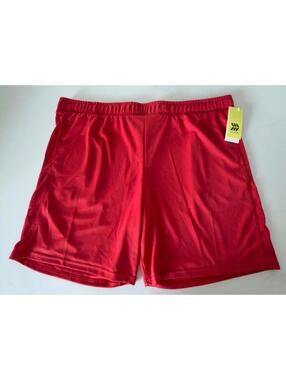 All in Motion Red Moisture Wicking Mesh Shorts Men Size XL